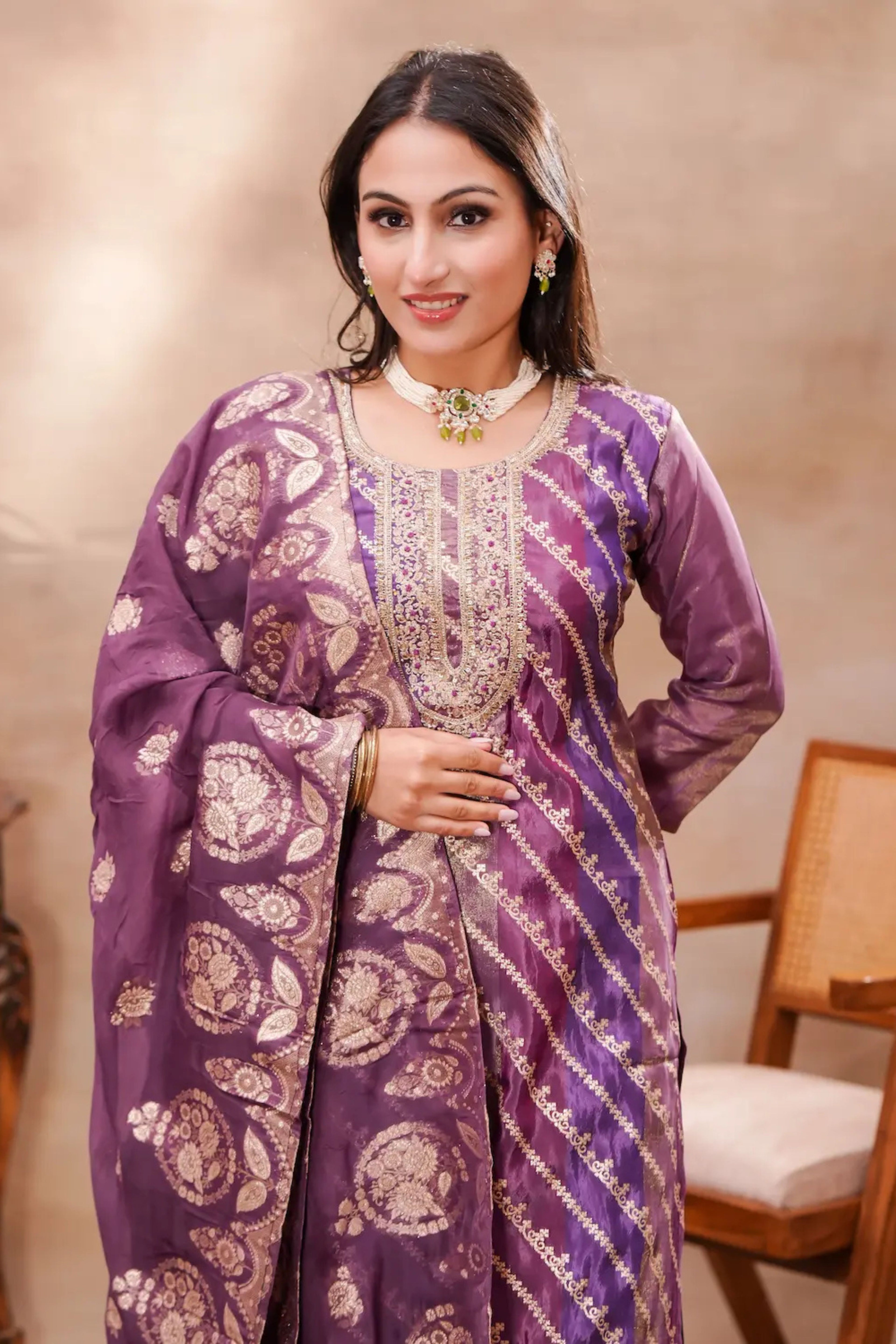 Royal Jacquard Silk Kurta Set by Shuchi Man featuring a detailed, elegant silk kurta with intricate jacquard patterns.